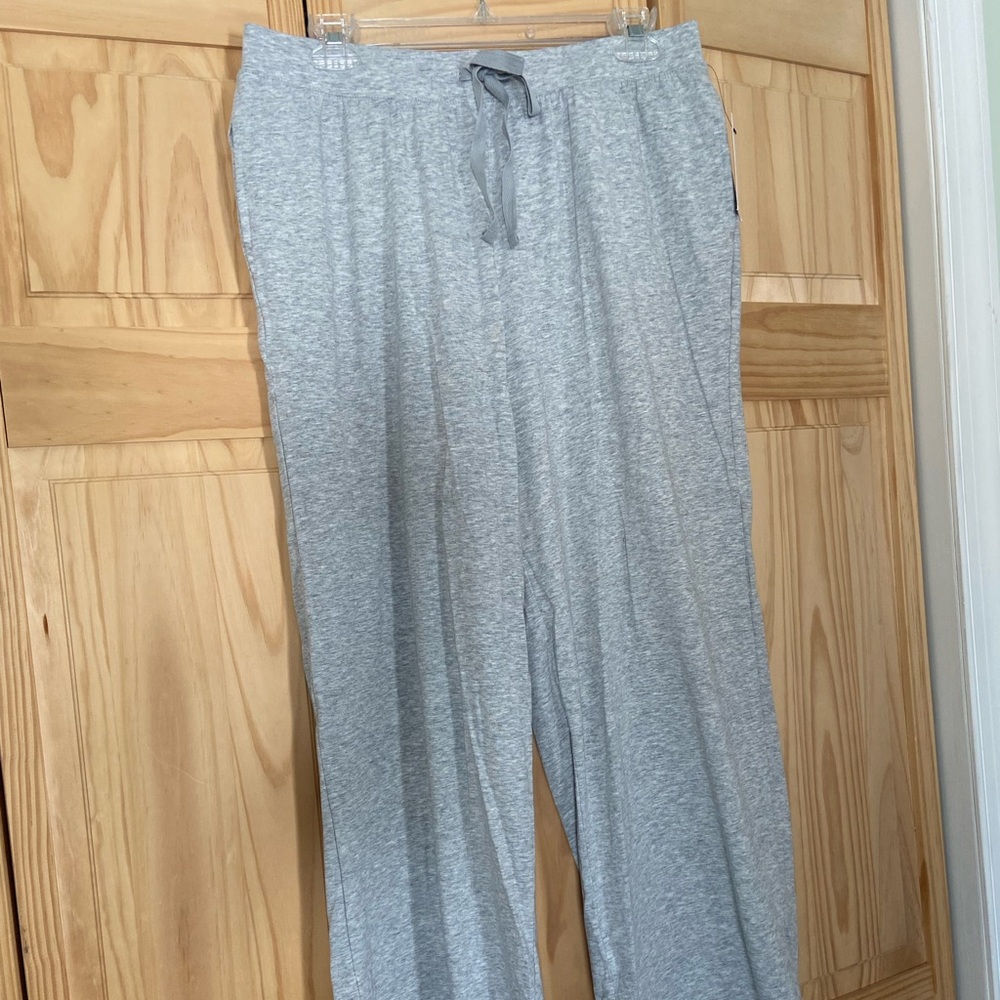 NWT Sonoma Gray Pajama Pants Women’s Medium